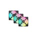 Corsair iCUE LINK QX120 RGB 120-mm-PWM-Lüfter, Gehäuselüfter(schwarz, Starter-Kit)