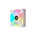 Corsair iCUE LINK QX120 RGB 120-mm-PWM-Lüfter, Gehäuselüfter(weiß, Erweiterungskit)