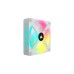 Corsair iCUE LINK QX120 RGB 120-mm-PWM-Lüfter, Gehäuselüfter(weiß, Erweiterungskit)