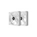 Corsair iCUE LINK QX140 RGB 140-mm-PWM-Lüfter, Gehäuselüfter(weiß, Starter-Kit)