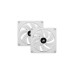 Corsair iCUE LINK QX140 RGB 140-mm-PWM-Lüfter, Gehäuselüfter(weiß, Starter-Kit)