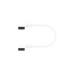 Corsair iCUE LINK Slim-Kabel, 135mm, 90° abgewinkelt(weiß, 2 Stück)