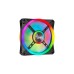 Corsair iCUE QL120 RGB 120x120x25, Gehäuselüfter(schwarz, einzelner Lüfter ohne Controller)