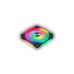 Corsair iCUE QL140 RGB 2er 140x140x25, Gehäuselüfter(schwarz, 2er Pack, inkl Lighting Node CORE)