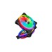 Corsair iCUE QL140 RGB 2er 140x140x25, Gehäuselüfter(schwarz, 2er Pack, inkl Lighting Node CORE)