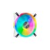 Corsair iCUE QL140 RGB 2er 140x140x25, Gehäuselüfter(weiß, 2er Pack, inkl Lighting Node CORE)