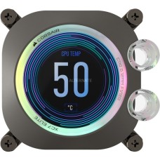 Corsair iCUE XC7 RGB ELITE LCD CPU-Wasserkühler, CPU-Kühler(schwarz/grau)
