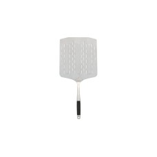 Cozze Pizzaschaufel mit Löchern, 40 x 35cm, Grillbesteck(aluminium/schwarz)