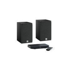 DALI OBERON 1 C + SOUND HUB COMPACT, Lautsprecher(schwarz, Einzellautsprecher)