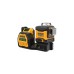 DEWALT Akku-Multilinienlaser 3x360° DCE089D1G18-QW, 18Volt, Kreuzlinienlaser(schwarz/gelb, mit grünen Laserlinien)