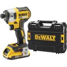 DEWALT Akku-Schlagschrauber DCF887P2, 18Volt LI(gelb/schwarz, 2x Li-Ionen XR Akku 5,0Ah, in T STAK-Box)