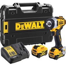 DEWALT Akku-Schlagschrauber DCF901P2, 12Volt(gelb/schwarz, 2x Li-Ionen Akku 5,0Ah, in T STAK-Box II)