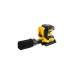 DEWALT Akku-Vibrationsschleifer DCW200NT, 18Volt, Schwingschleifer(gelb/schwarz, ohne Akku und Ladegerät, in TSTAK Box II)