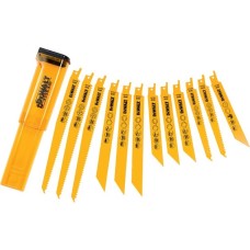 DEWALT BiM Säbelsägeblatt-Satz DT2445, 12-teilig(gelb, Längen 152, 228, 203mm)