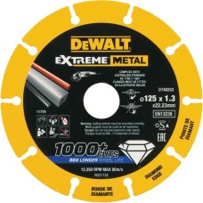 DEWALT Diamanttrennscheibe Extreme Metal DT40252, Ø 125mm(Bohrung 22,23mm)