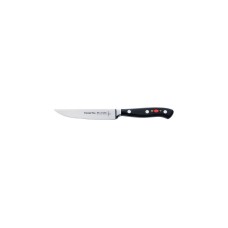 DICK Premier Plus Steakmesser Wellenschliff, 12cm(schwarz/silber, kräftigere Form)