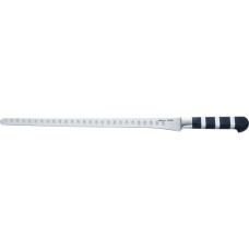 DICK Serie 1905 Lachs- / Schinkenmesser flexibel, Kullenschliff, 32cm(schwarz/silber)