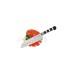 DICK Serie 1905 Santoku Kullenschliff, 18cm, Messer(schwarz/silber)