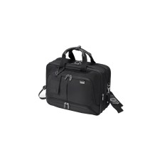 DICOTA Eco Top Traveller Twin PRO, Notebooktasche(schwarz, bis 39,6 cm (15,6"))