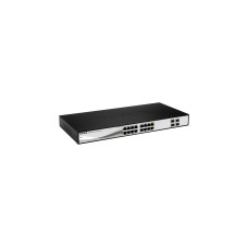 D-Link DGS-1210-16/E, Switch(silber/schwarz, 4 Gigabit-Combo-Ports)