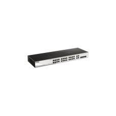 D-Link DGS-1210-24/E, Switch(silber/schwarz, 4 Gigabit-Combo-Ports)