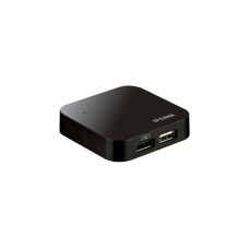 D-Link DUB-H4, USB-Hub(schwarz, mit Netzteil)