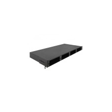 DeLOCK 19" LWL HD (High Density) Patchpanel 1 HE(schwarz, für HD Kassetten oder LWL Adapter Panels)