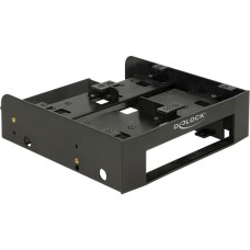 DeLOCK 5,25" Einbaurahmen für 1x 3,5" + 2x 2,5" HDD/SSD(schwarz)