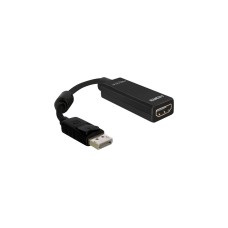 DeLOCK Adapter DP-Stecker auf HDMI-Buchse(schwarz, 12,5 cm, Lite Retail)