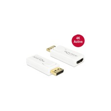 DeLOCK Adapter DisplayPort 1.2 auf HDMI(weiß)