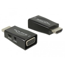 VGA Buchse mit Audio(schwarz)
