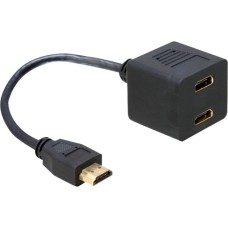 DeLOCK Adapter HDMI - 2x HDMI, HDMI Splitter(20 cm)