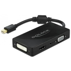 VGA + HDMI + DVI + 3,5mm Klinkenbuchse(schwarz, passiver Konverter)