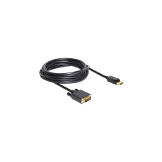 DVI 24+1 Stecker(schwarz, 5 Meter, passiv)