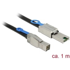 Mini SAS SFF-8088(schwarz, 1 Meter)