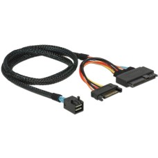 U.2 SFF-8639 + SATA Stromanschluss(schwarz, 75cm)