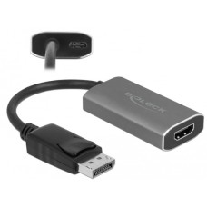 HDMI 8K Buchse(schwarz/grau, 20cm, mit HDR Funktion)