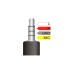 2x Klinkenbuchse 3,5mm 4 Pin, Y-Kabel(schwarz, 25cm, Klinkenstecker abgewinkelt)