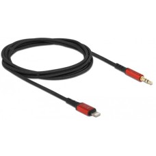 Klinkenstecker 3,5mm 3Pin(schwarz/rot, 1,5 Meter)