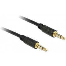 3,5mm Stecker 4Pin(schwarz, 3 Meter)