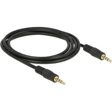 3,5mm Stecker 4Pin(schwarz, 2 Meter)
