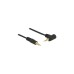 3,5mm Stecker(schwarz, 2 Meter, abgewinkelt)
