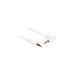 3,5mm Stecker(weiß, 2 Meter, abgewinkelt)