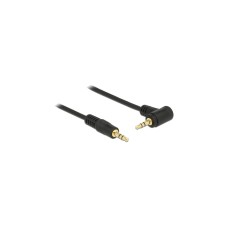 3,5mm Stecker(schwarz, 3 Meter, abgewinkelt)