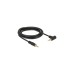 3,5mm Stecker(schwarz, 3 Meter, abgewinkelt)