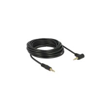 3,5mm Stecker(schwarz, 5 Meter abgewinkelt)