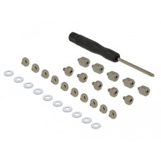 DeLOCK Befestigungsset für M.2 SSD / Modul, 31-teilig, Schrauben-Set