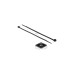 DeLOCK Befestigungssockel 30 x 30mm mit Kabelbinder L 200 x B 4,8mm(schwarz, 10 Paar)