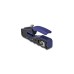 DeLOCK Crimp-Zange für 8P/ RJ45 Modularstecker, Crimpzange(schwarz/blau, mit Klinge und Abisolierer (Easy-Connect))