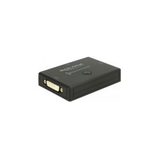 DeLOCK DVI 2 - 1 Umschalter bidirektional 4K 30 Hz, DVI Switch(schwarz)